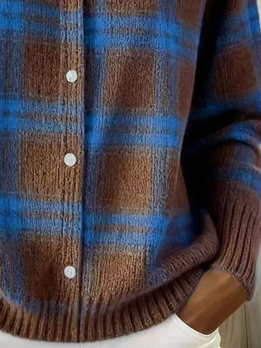 The Plaid Knit Cardigan | STAHlin RADIANCE