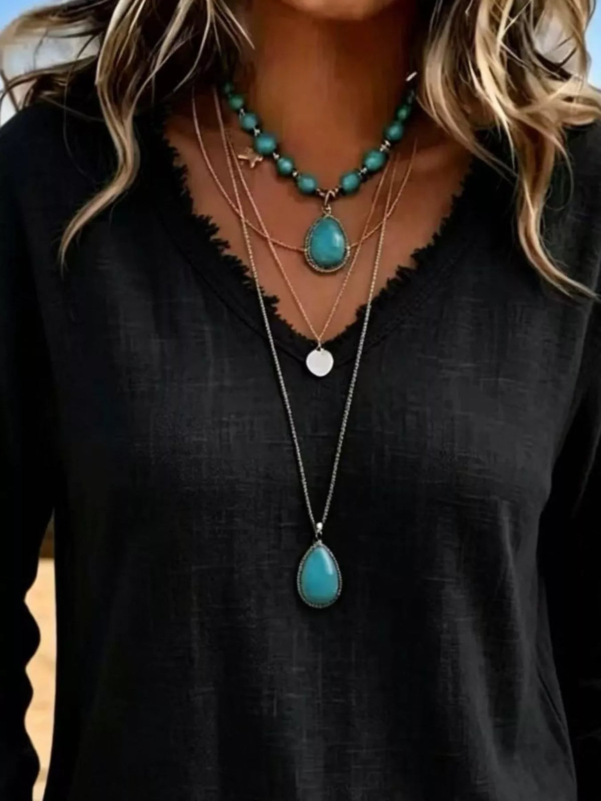 The Marlowe Frayed Tee | STAHlin RADIANCE