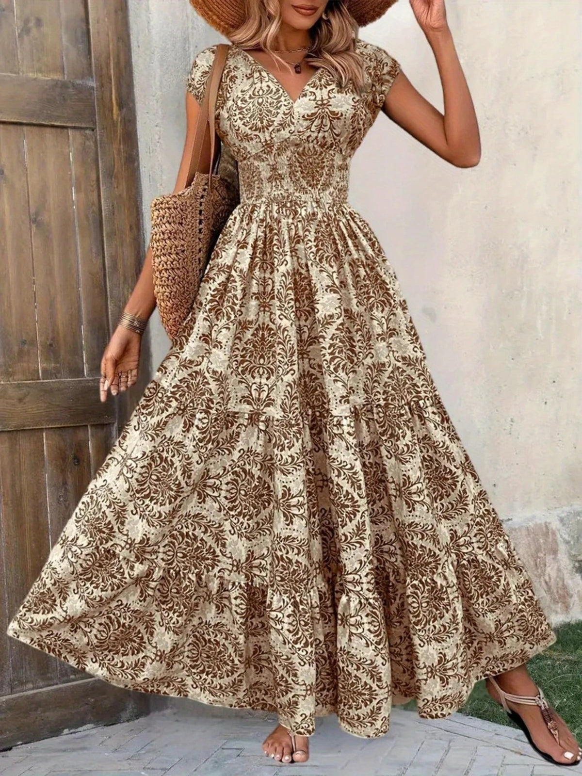 The Flora Cap Sleeve Maxi | STAHlin RADIANCE