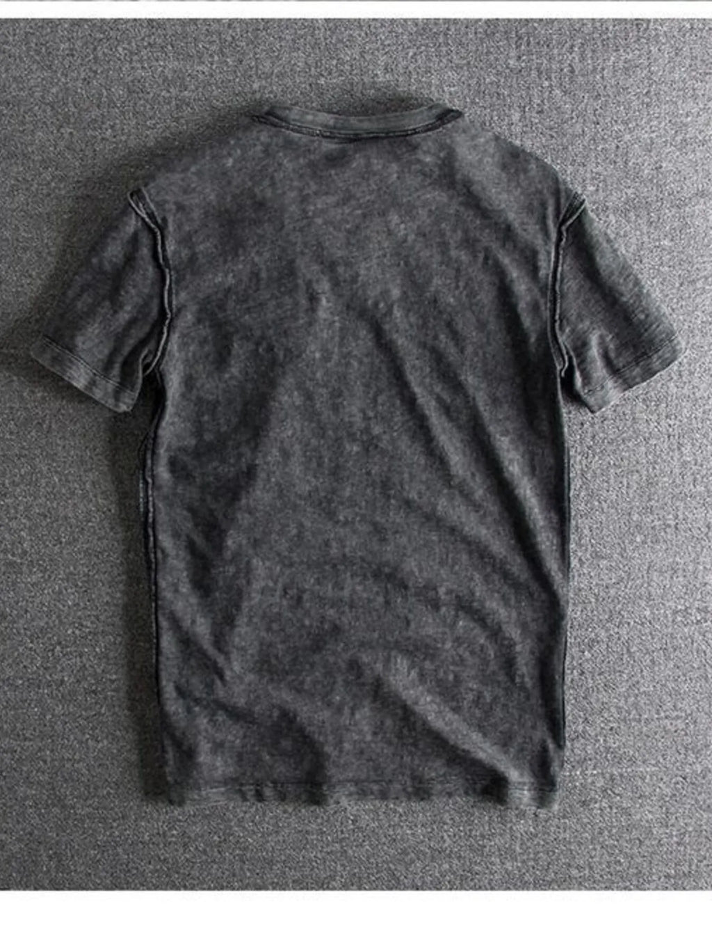 Men's Letter Round Neck Short Sleeve T-Shirt | STAHlin RADIANCE