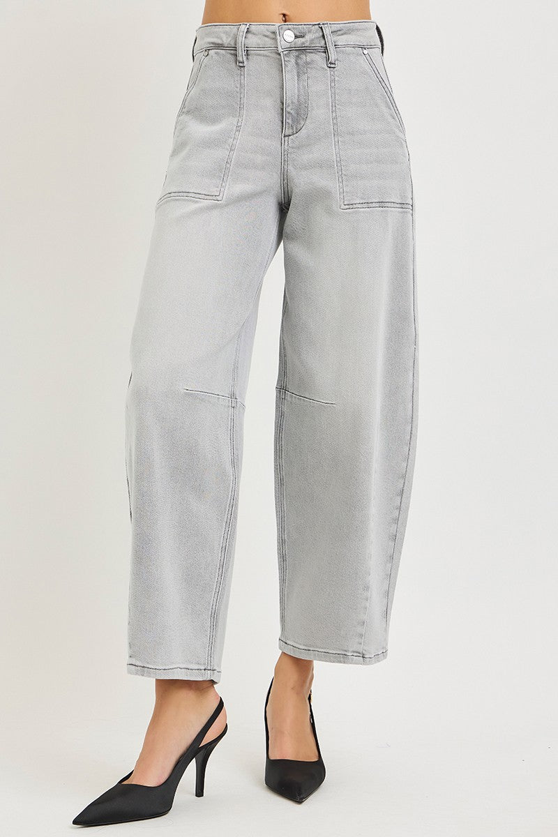RISEN Slouchy Cropped Barrel Jeans | STAHlin RADIANCE