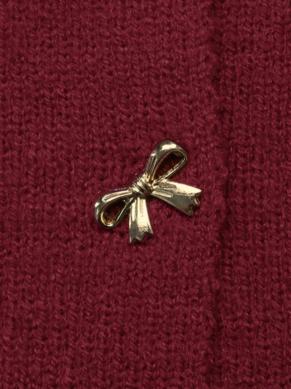 Bow Button Up Knit Cardigan | STAHlin RADIANCE