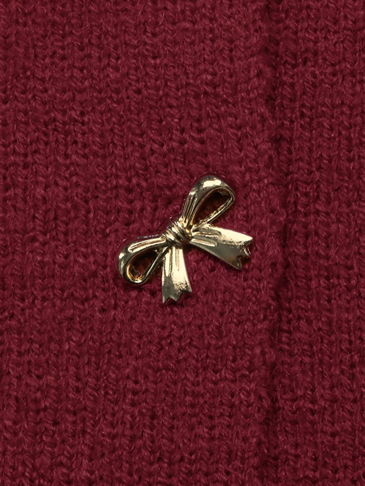 Bow Button Up Knit Cardigan | STAHlin RADIANCE