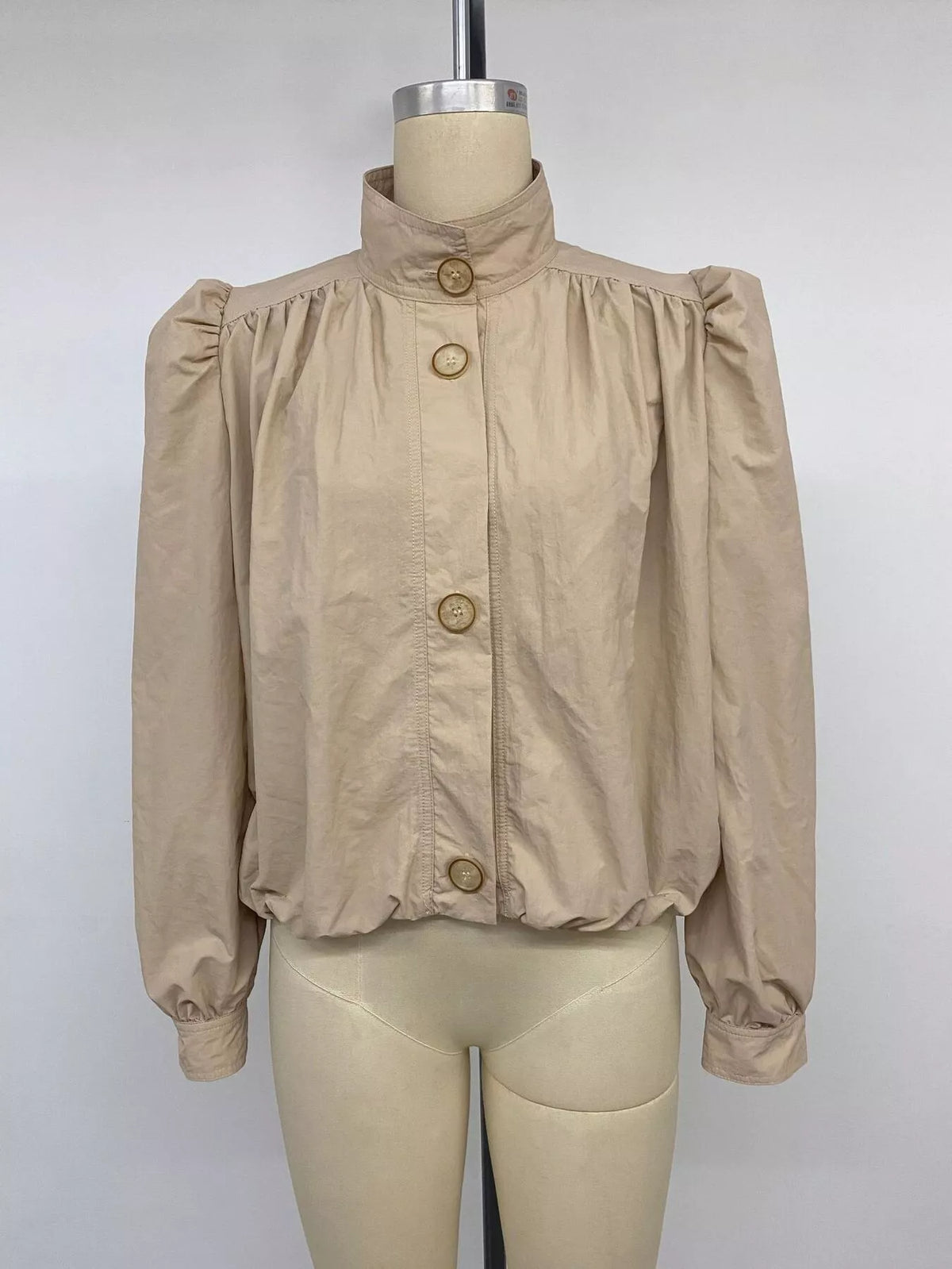 Button-Down Puff-Sleeve Jacket | STAHlin RADIANCE