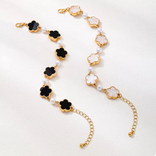 18k Gold-Plated Alloy Flower Bracelet | STAHlin RADIANCE