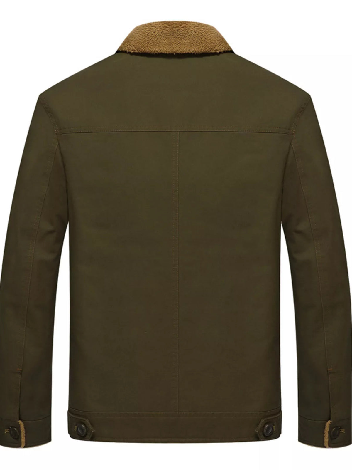 Men's Plus Size Button Up Fleece Lined Jacket | STAHlin RADIANCE