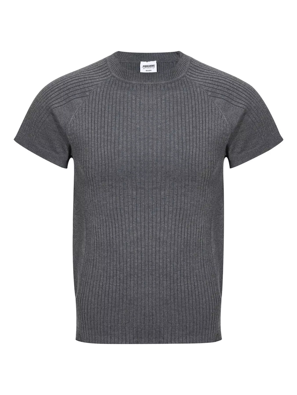 Men's Ribbed Knit Short-Sleeve T-Shirt | STAHlin RADIANCE