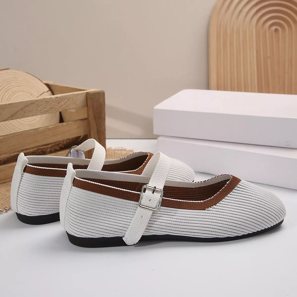 Round Toe Mesh Slip-Ons | STAHlin RADIANCE