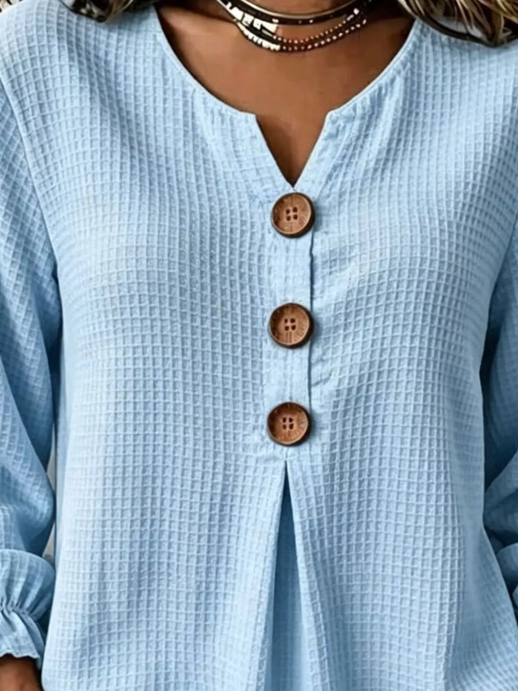 The Ivory Waffle Knit Top | STAHlin RADIANCE