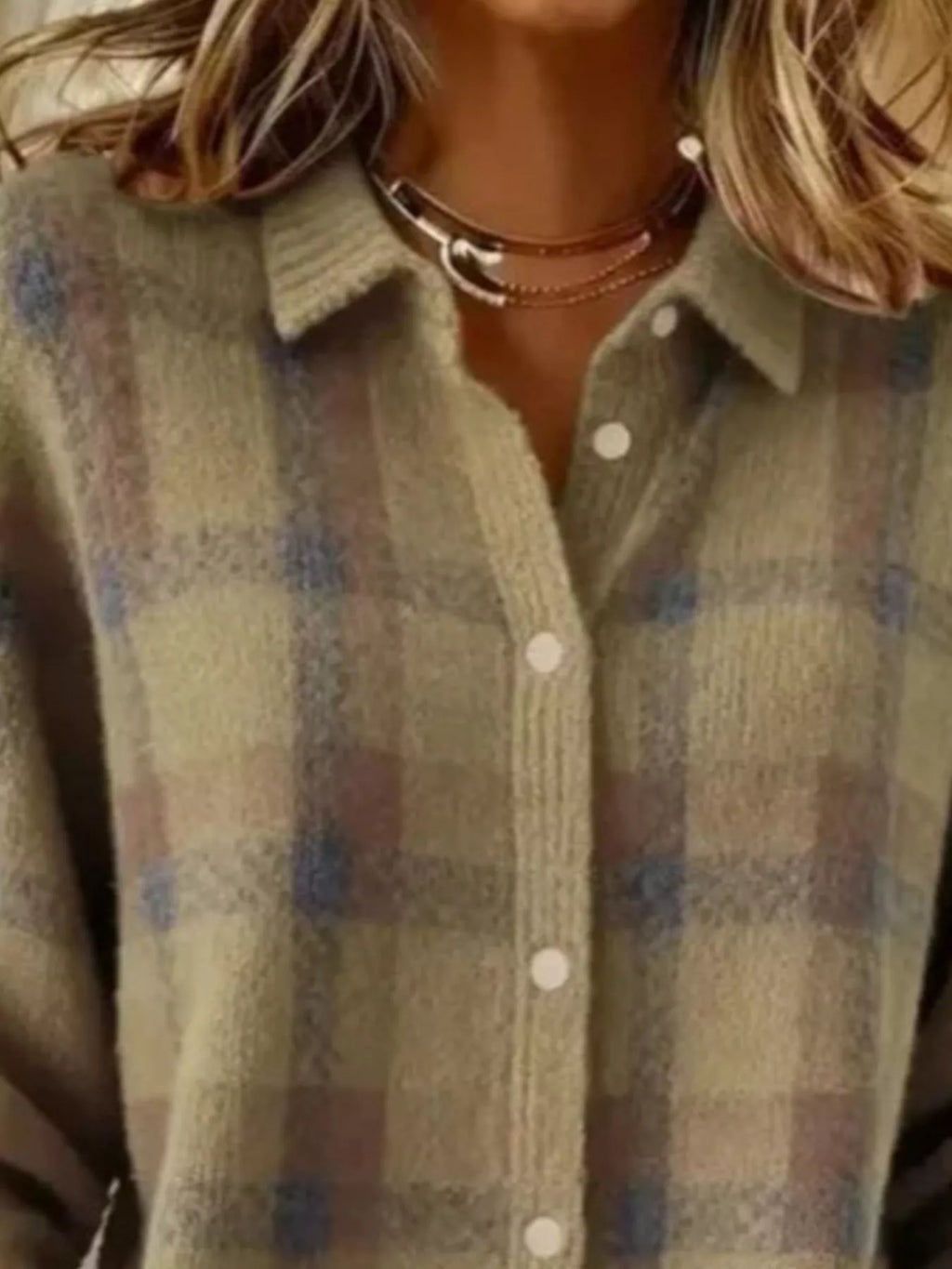 The Plaid Knit Cardigan | STAHlin RADIANCE