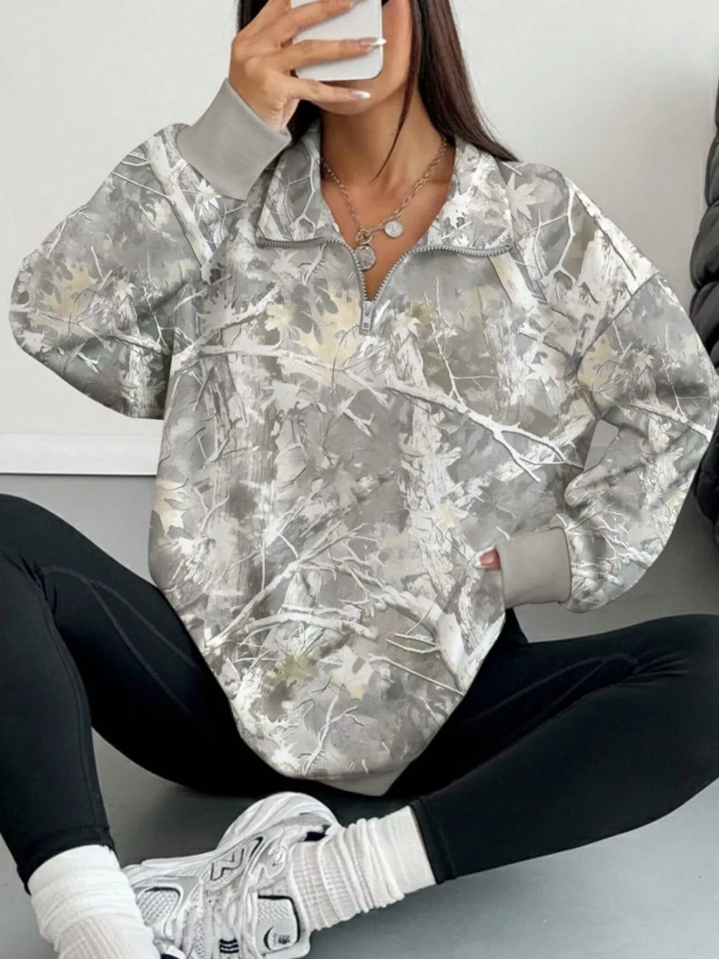 The Wren Printed Quarter-Zip | STAHlin RADIANCE