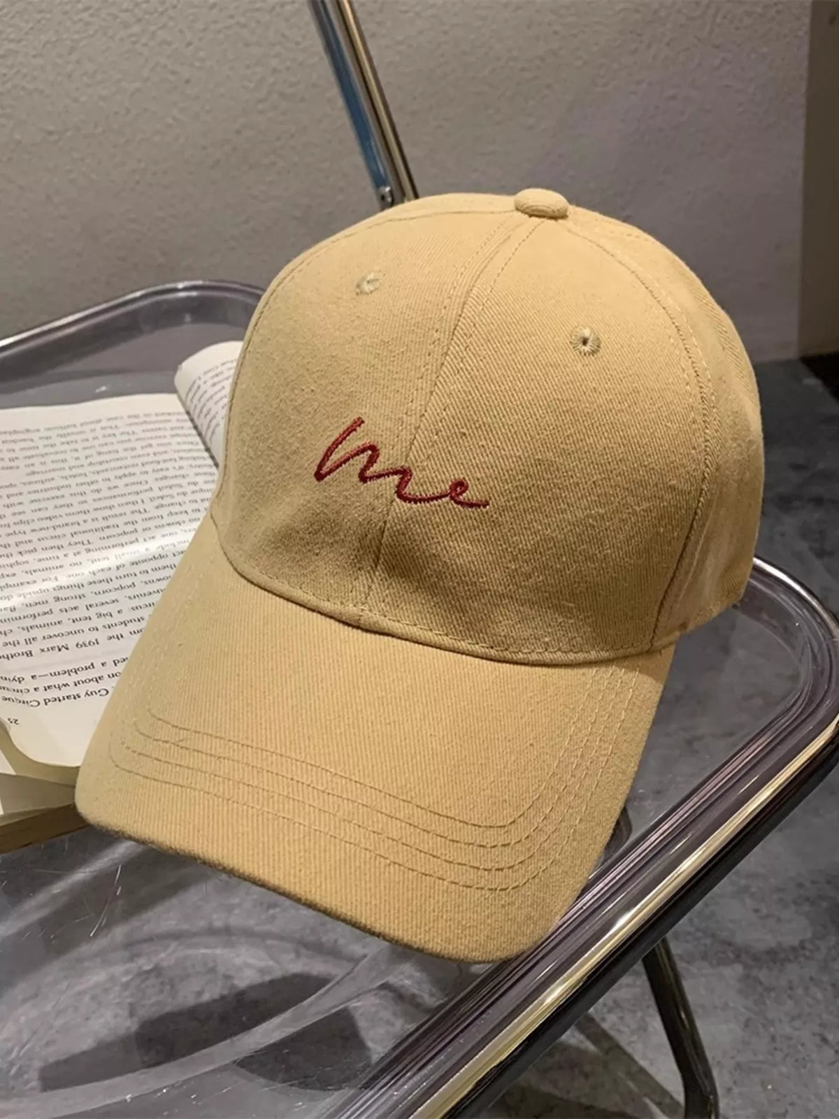 Embroidered Letter Baseball Cap | STAHlin RADIANCE