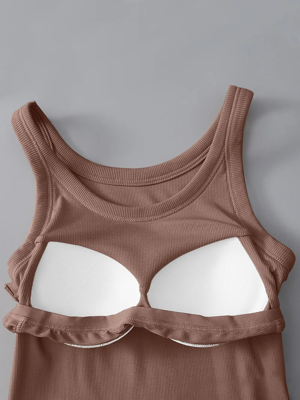 Round Neck Tank with Bra | STAHlin RADIANCE