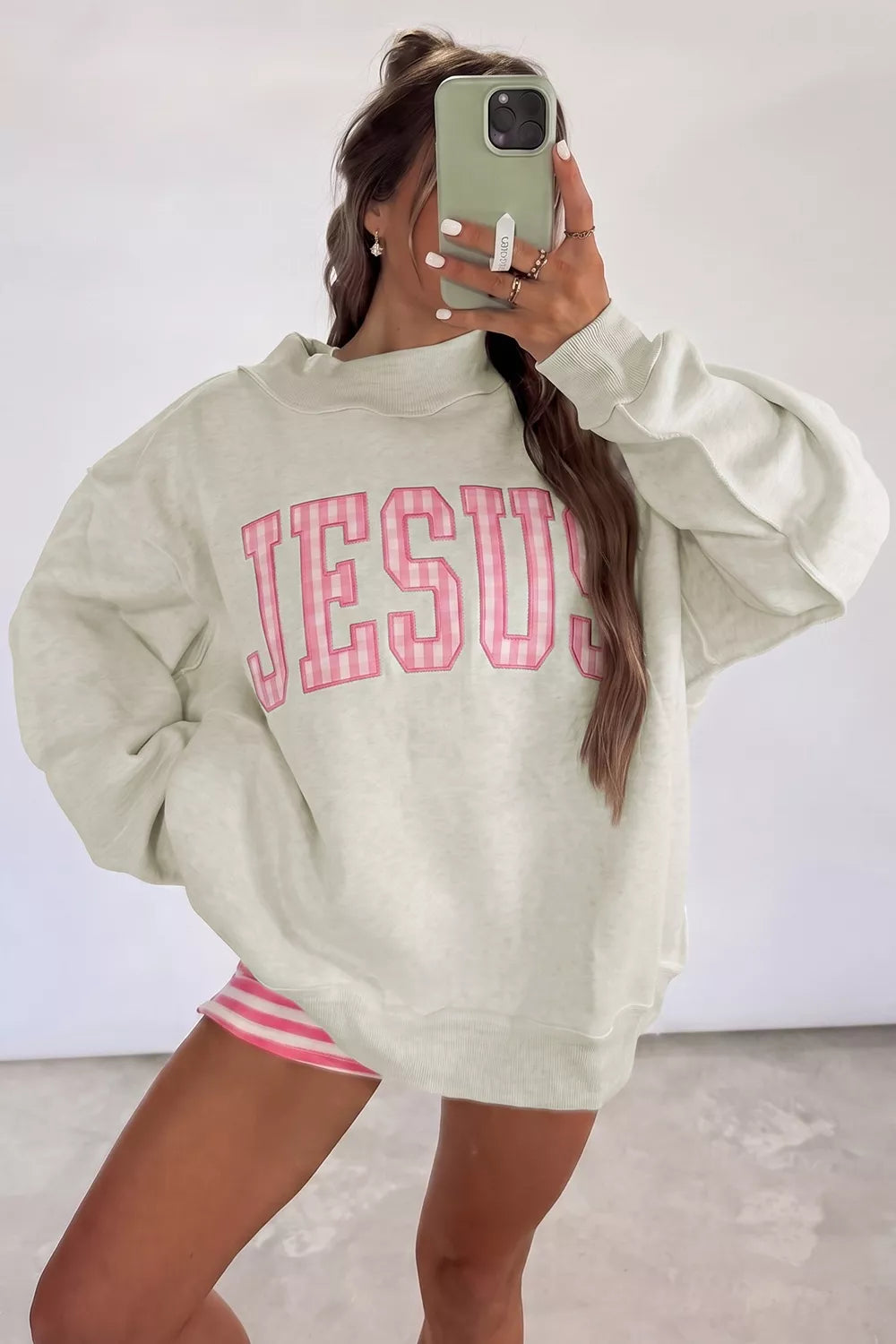 JESUS Crew Neck Sweatshirt | STAHlin RADIANCE