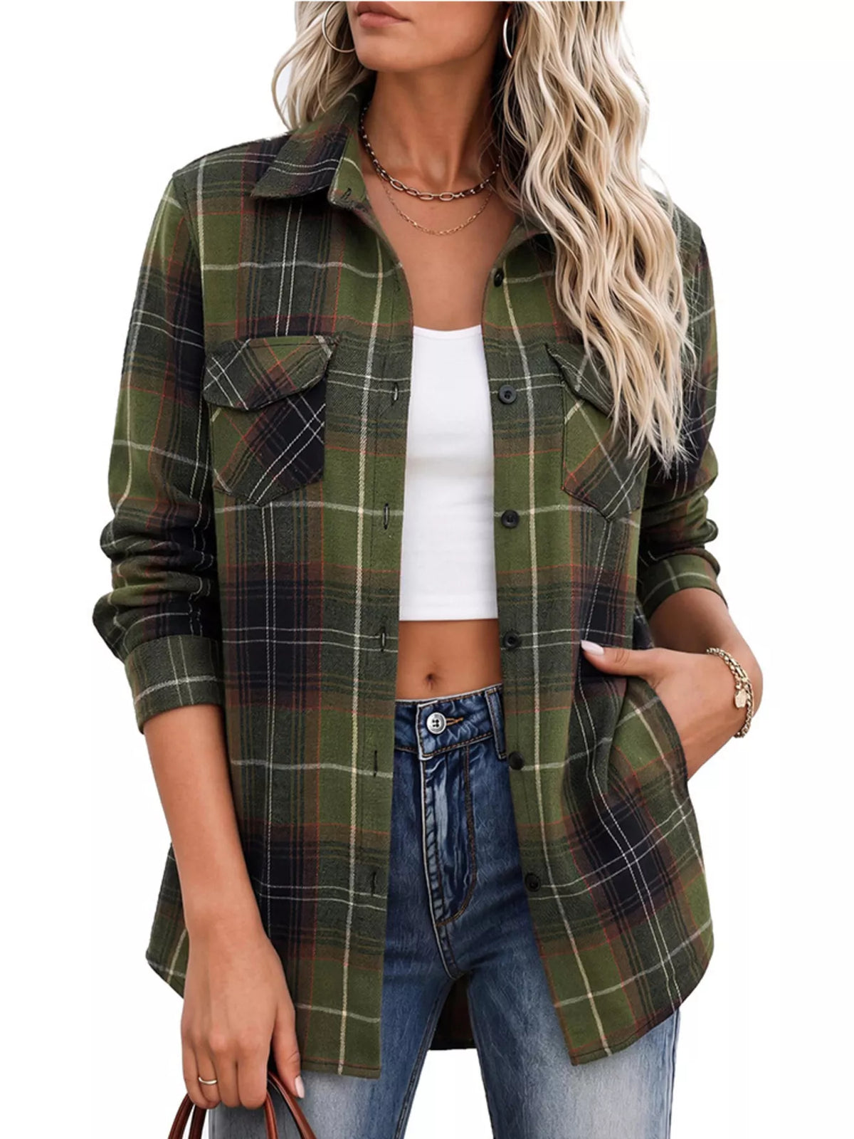 The Wren Plaid Button-Down | STAHlin RADIANCE