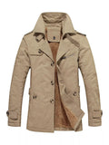 Men's Plus Size Button Up Long Sleeve Coat | STAHlin RADIANCE