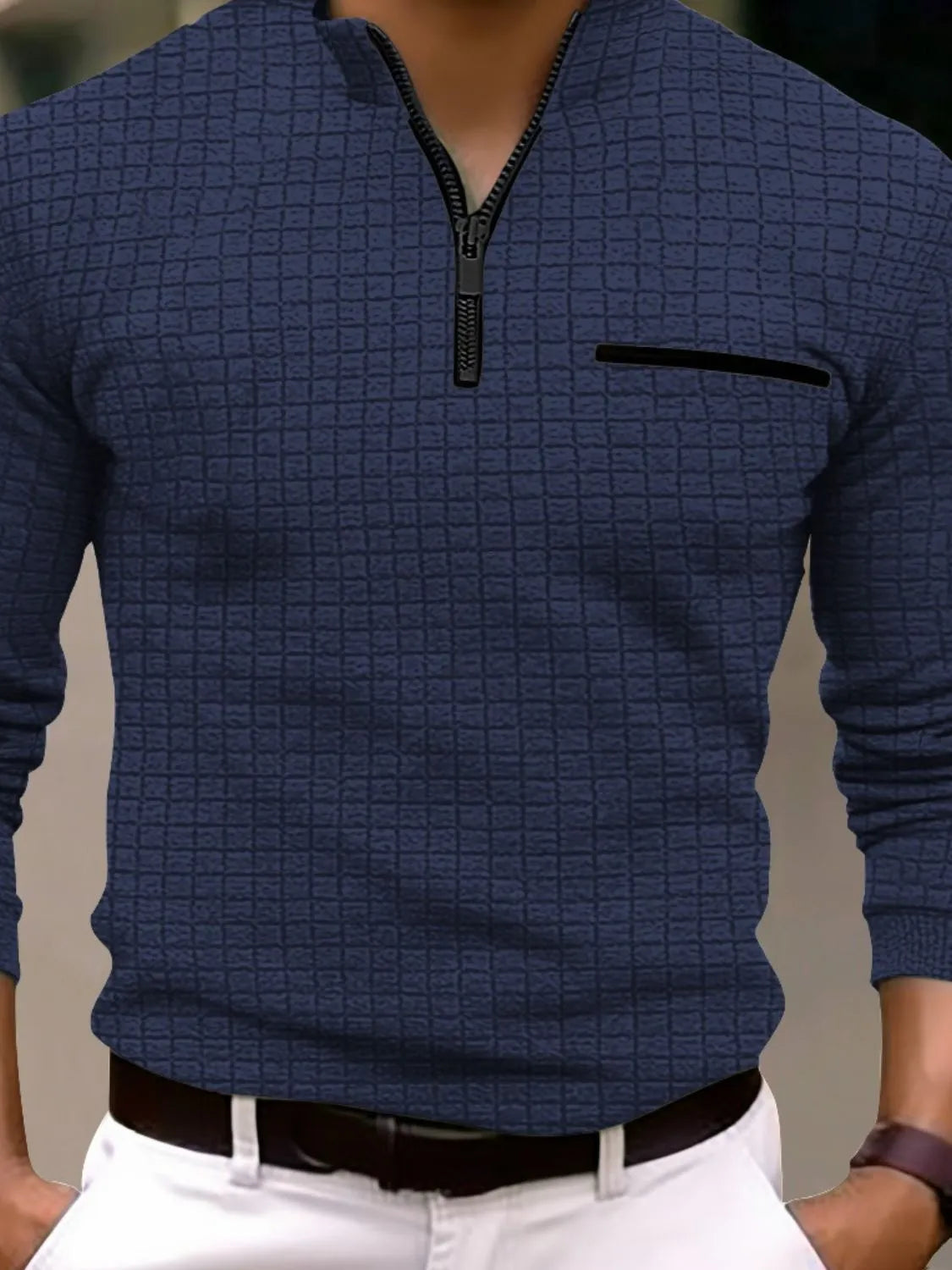 The Reeves Quarter-Zip Polo | STAHlin RADIANCE