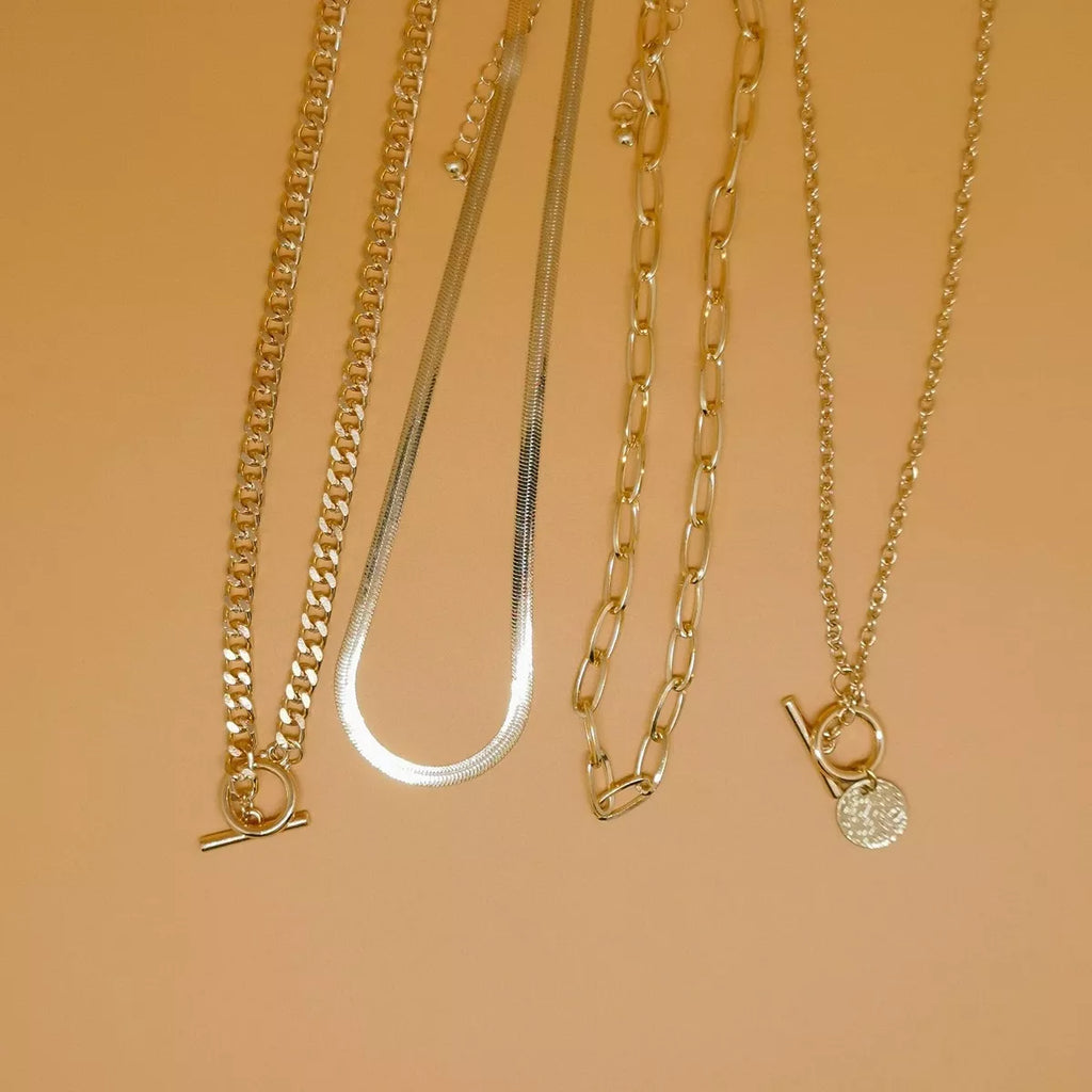 4-Piece Layered Coin Pendant Necklace | STAHlin RADIANCE