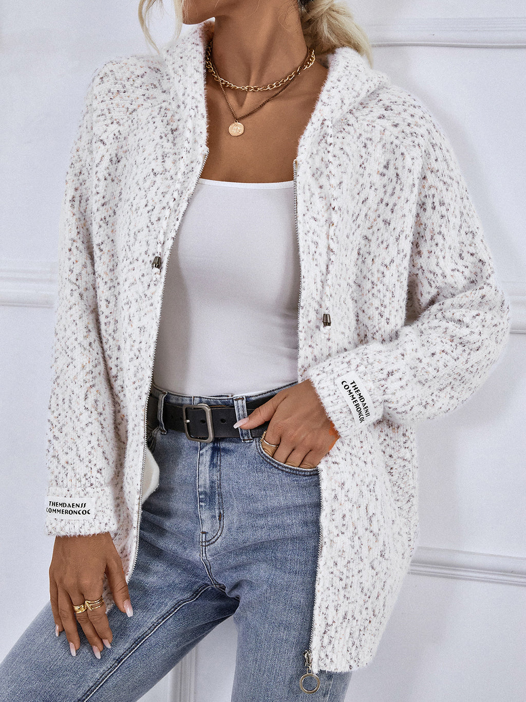 Zip-Up Hooded Sweater | STAHlin RADIANCE
