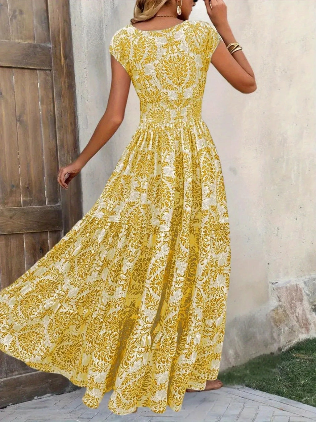 The Flora Cap Sleeve Maxi | STAHlin RADIANCE