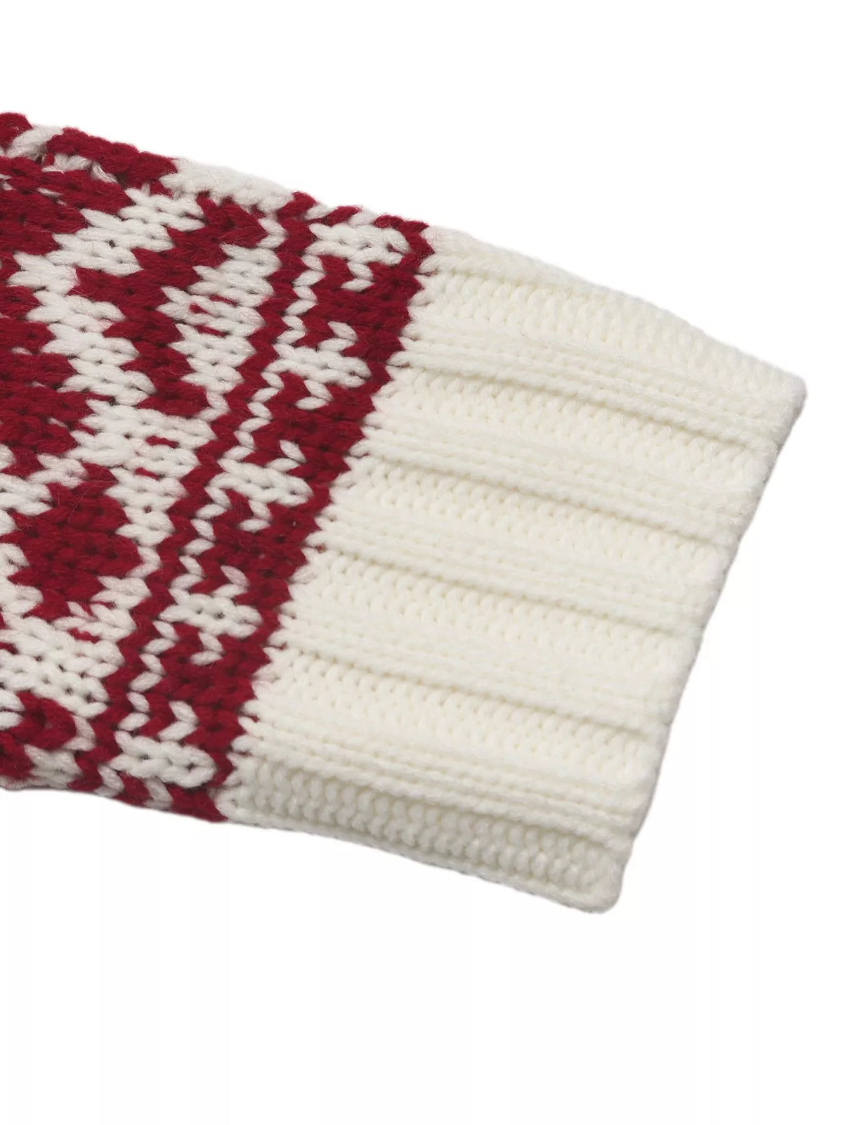 Christmas Cable Knit Long Sleeve Sweater | STAHlin RADIANCE