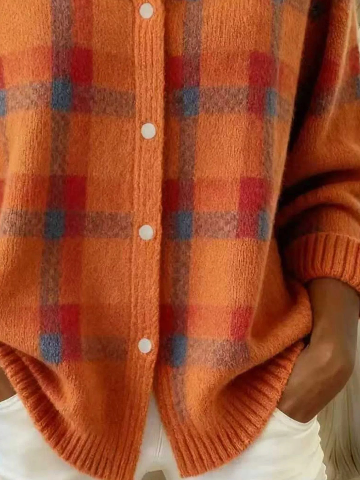 The Plaid Knit Cardigan | STAHlin RADIANCE