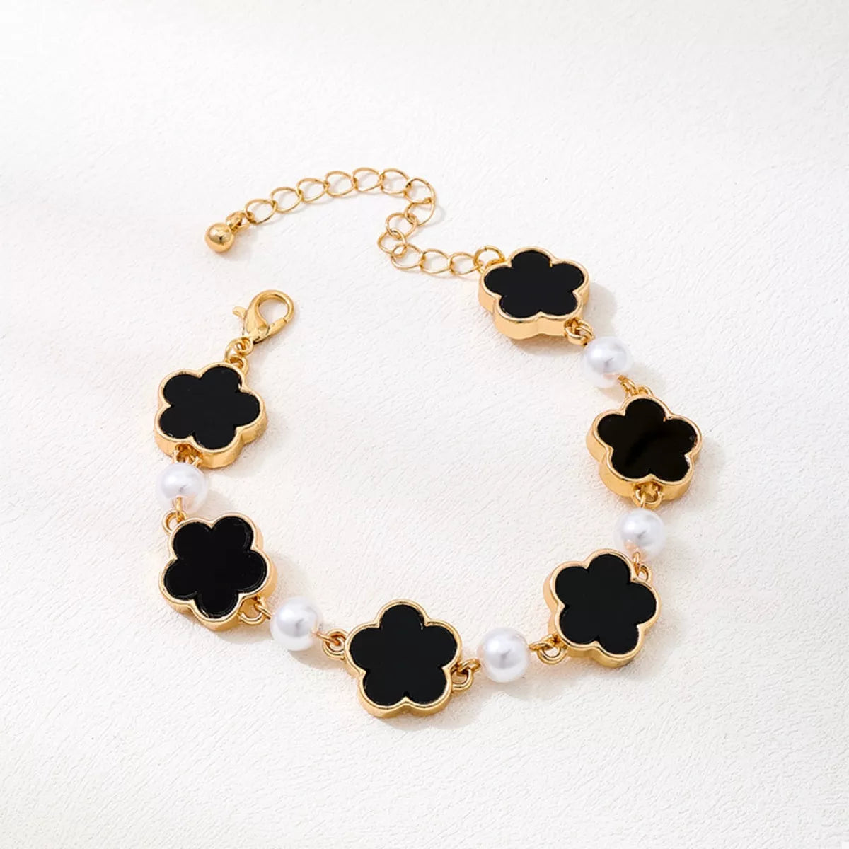 18k Gold-Plated Alloy Flower Bracelet | STAHlin RADIANCE