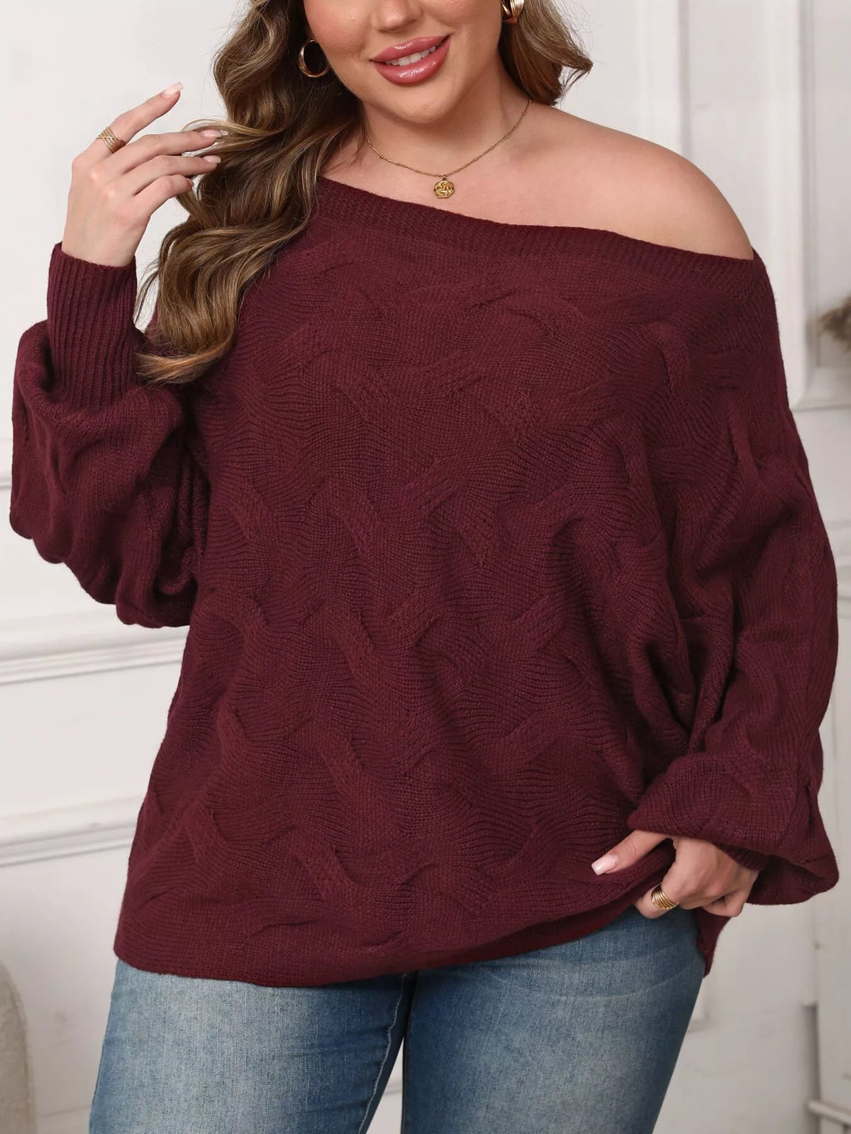 The Ophelia Off-Shoulder Sweater | STAHlin RADIANCE