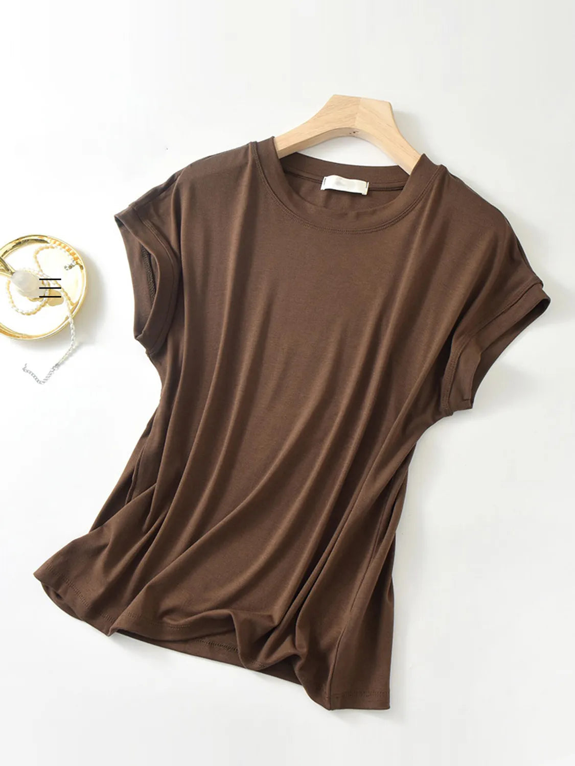 Plus Size Round Neck Short Sleeve T-Shirt | STAHlin RADIANCE