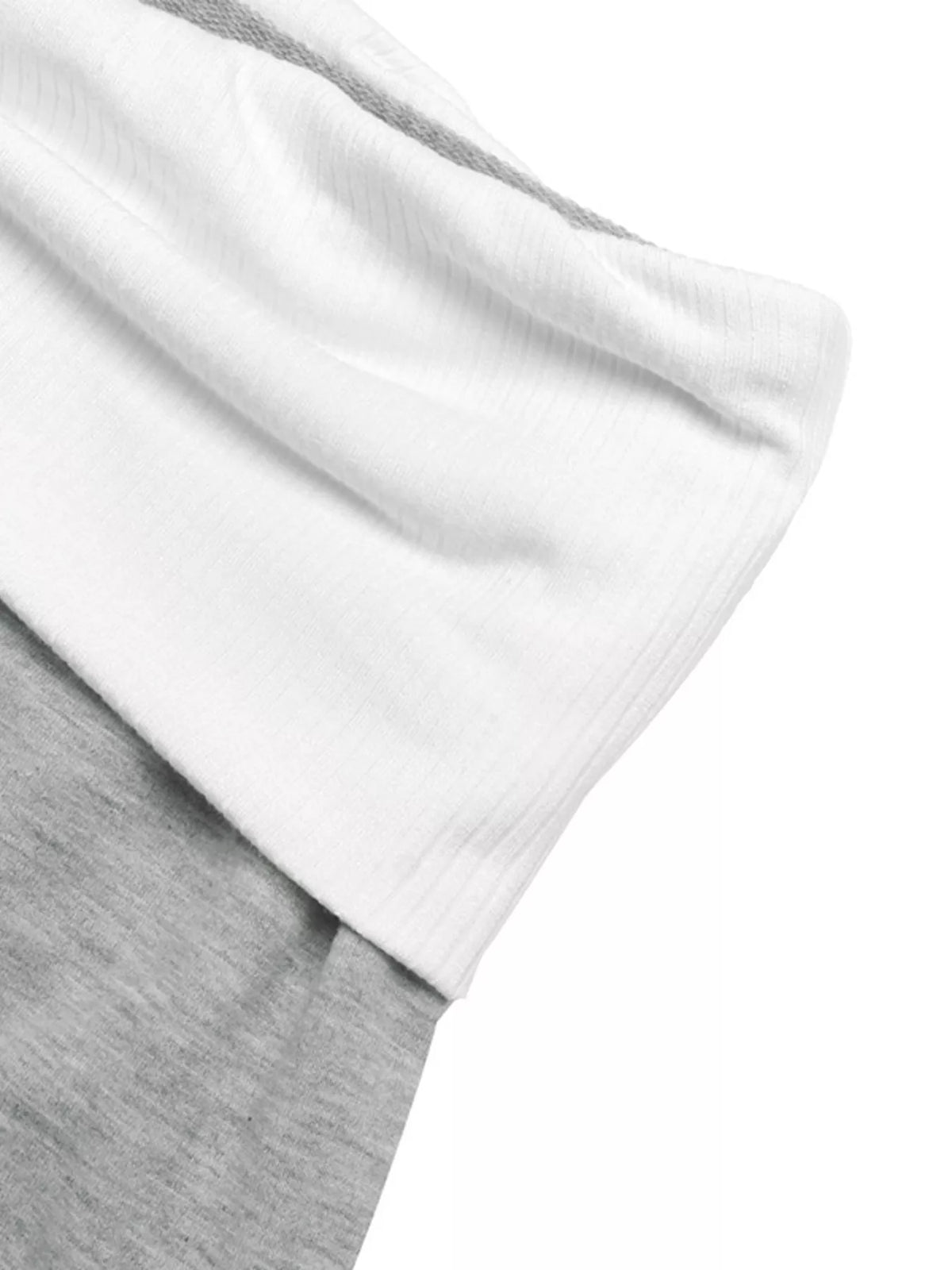 High-Waisted Wide-Leg Contrast Pants | STAHlin RADIANCE