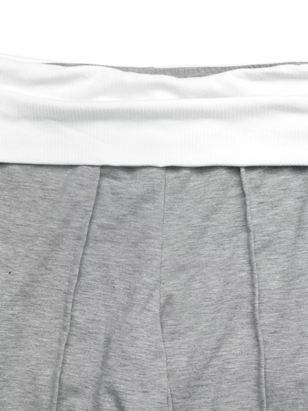 High-Waisted Wide-Leg Contrast Pants | STAHlin RADIANCE