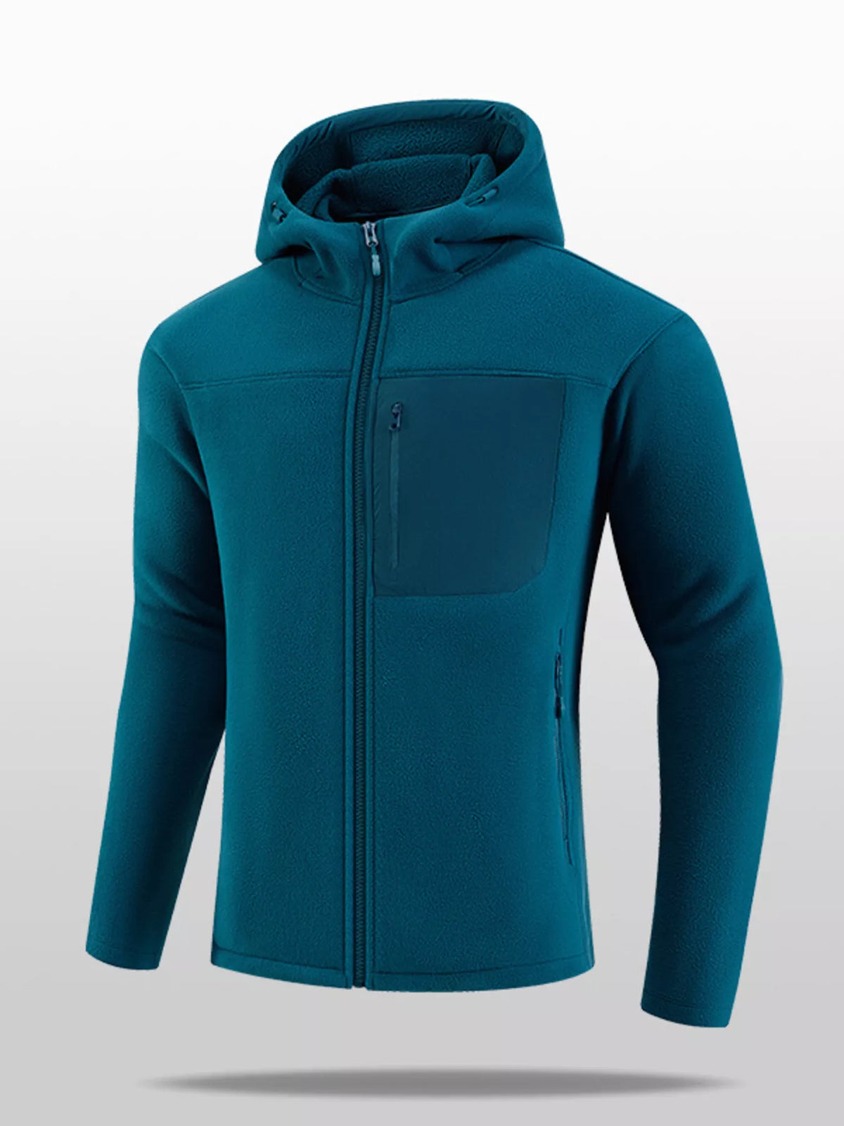 Men's Plus Size Hooded Fleece Full-Zip Jacket | STAHlin RADIANCE