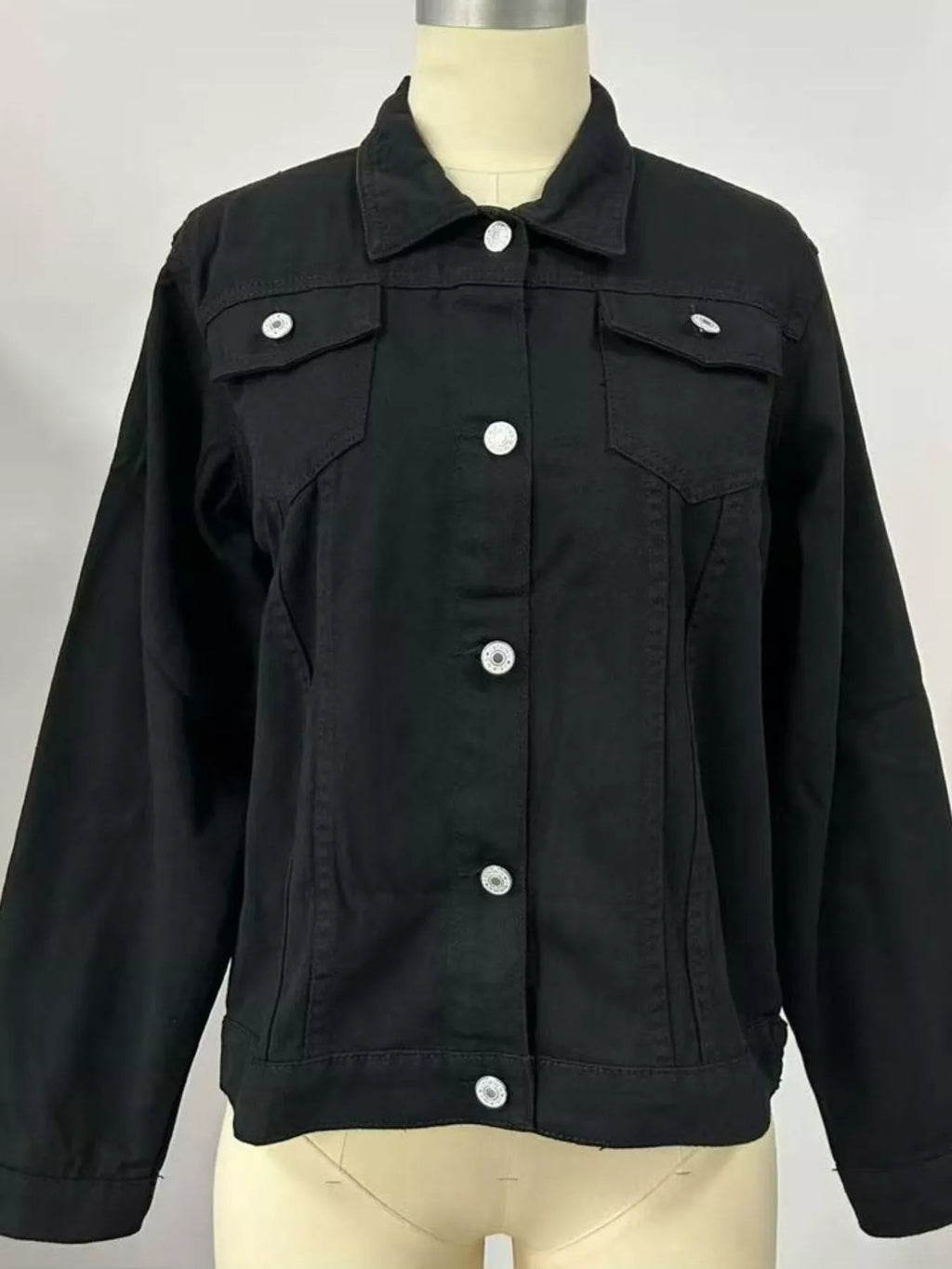 Slim-Fit Button Up Denim Jacket | STAHlin RADIANCE