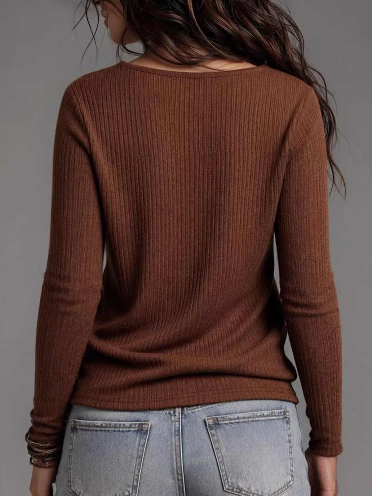 Ribbed Cowl Neck Knit Top | STAHlin RADIANCE