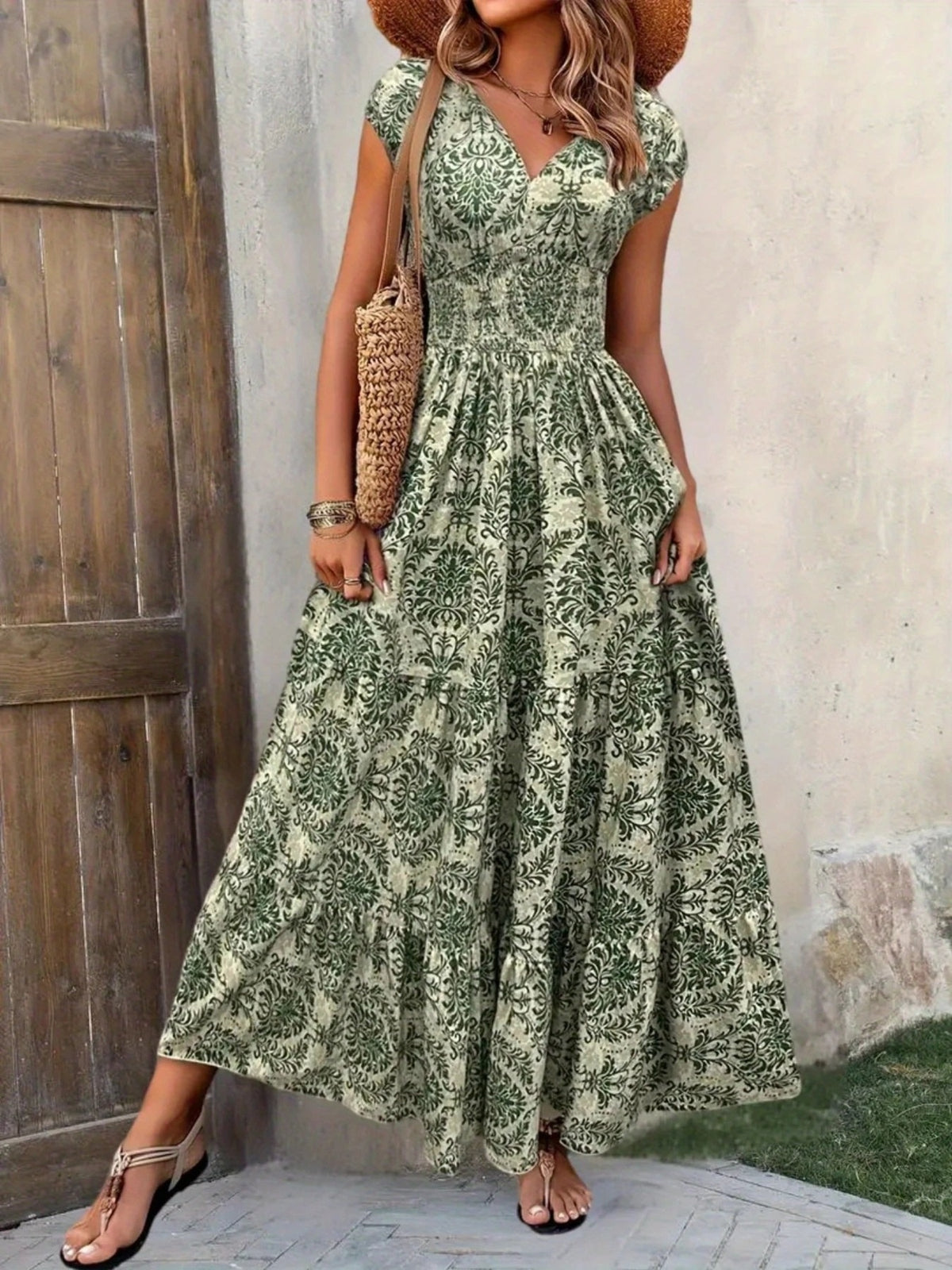 The Flora Cap Sleeve Maxi | STAHlin RADIANCE