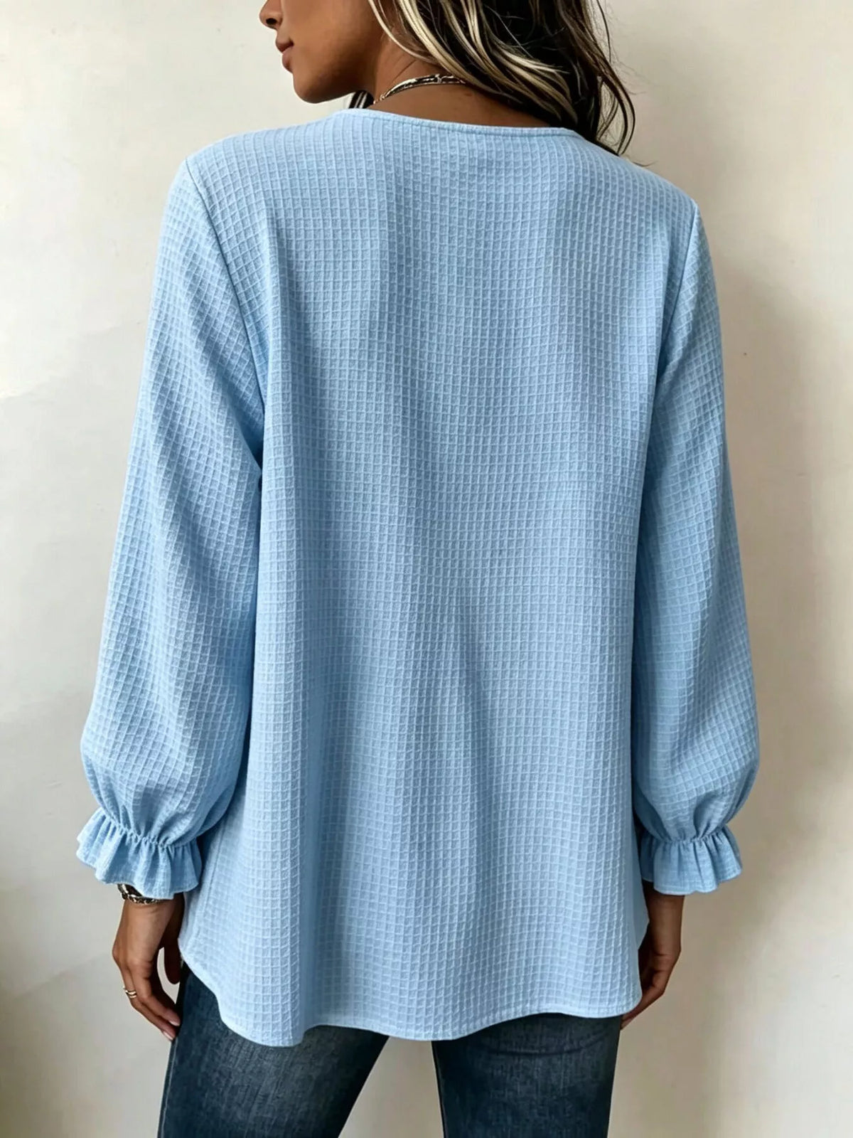 The Ivory Waffle Knit Top | STAHlin RADIANCE