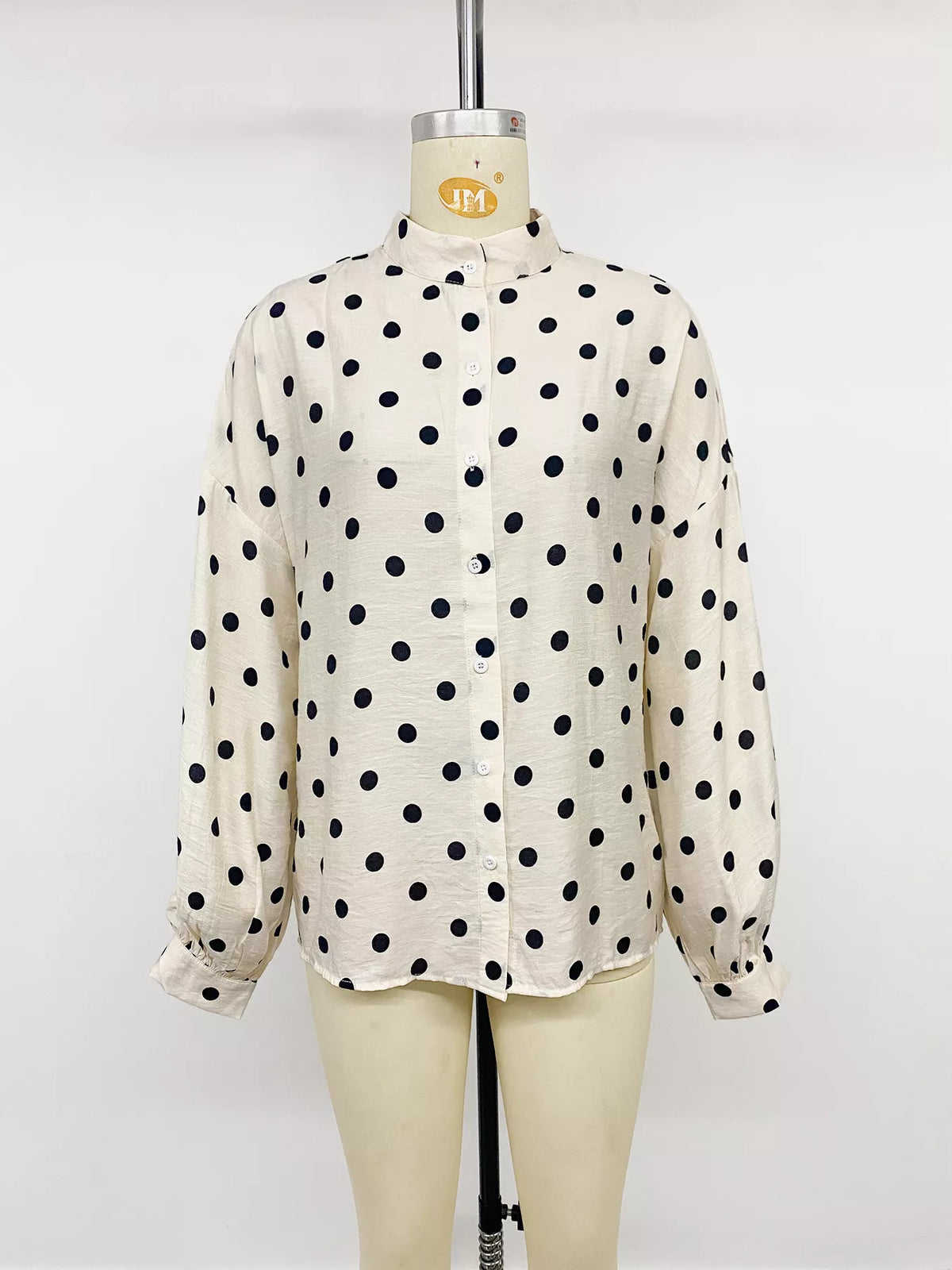 Polka Dot Button-Up Shirt | STAHlin RADIANCE