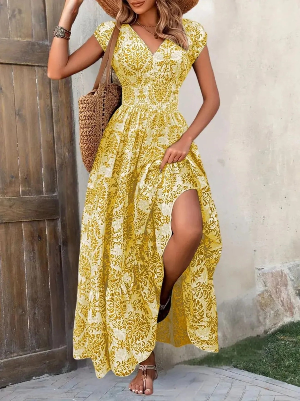 The Flora Cap Sleeve Maxi | STAHlin RADIANCE