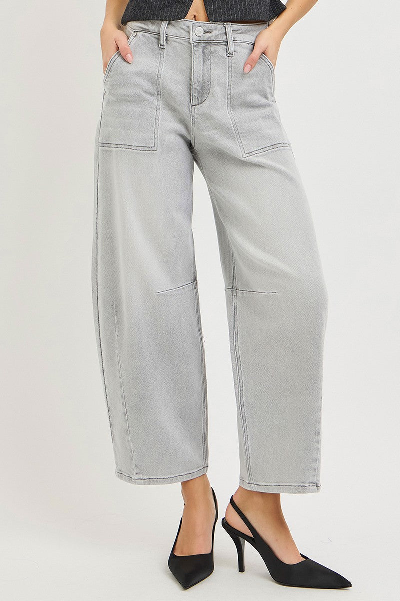 RISEN Slouchy Cropped Barrel Jeans | STAHlin RADIANCE