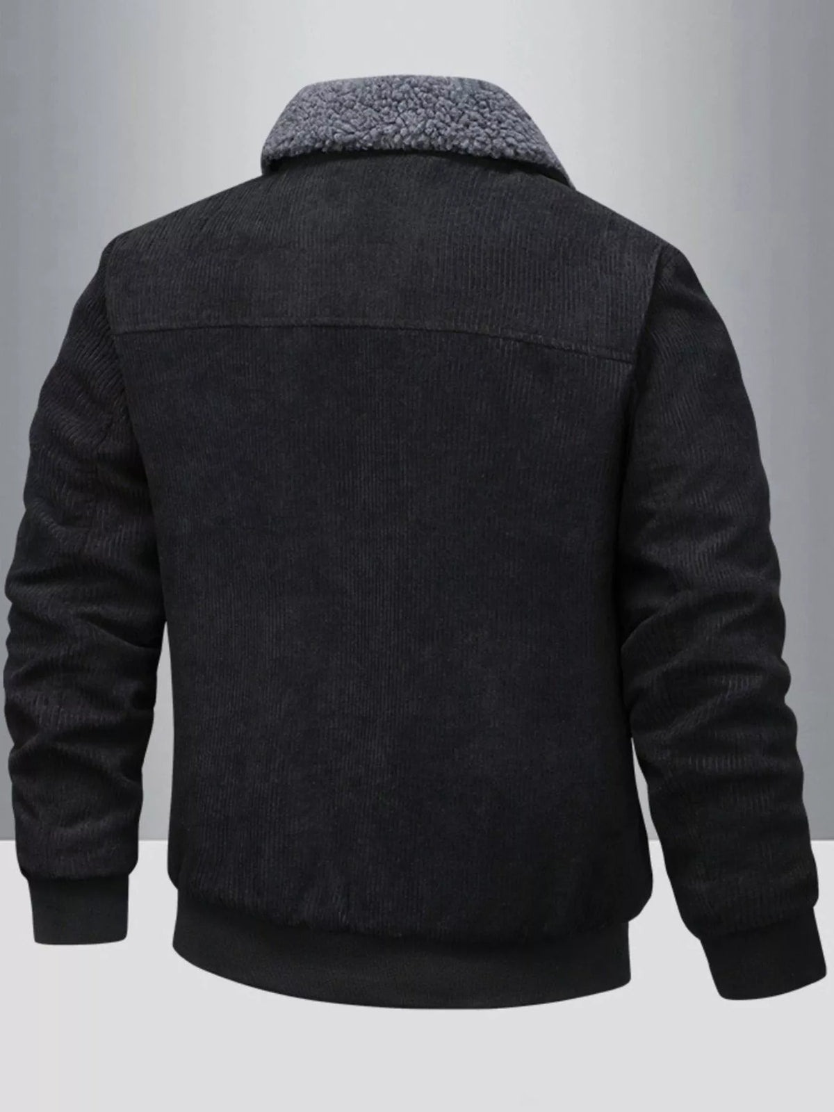 Men's Full Size Corduroy Sherpa Lined Winter Jacket Plus Size | STAHlin RADIANCE