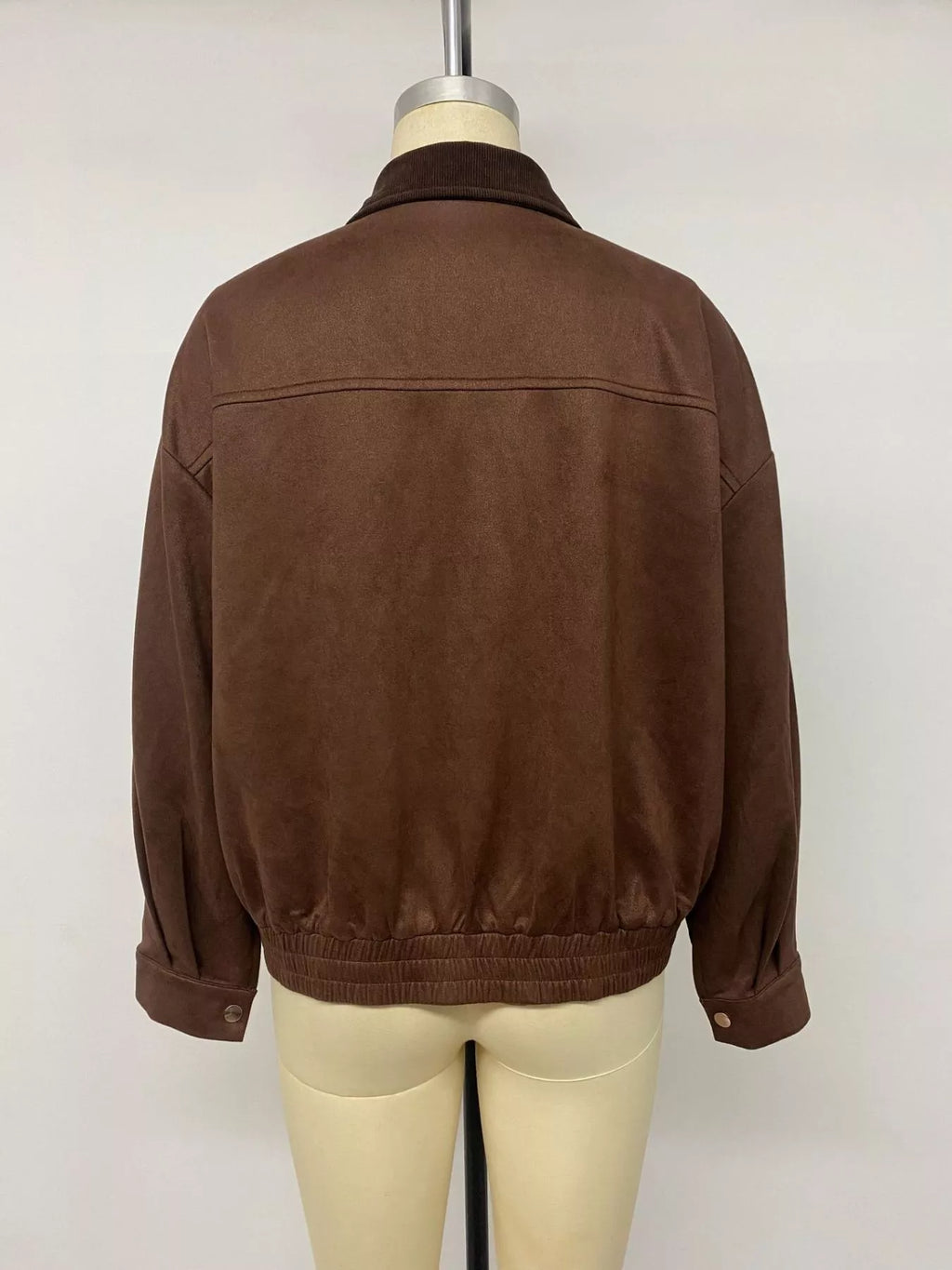Corduroy Collar Zip-Up Jacket | STAHlin RADIANCE