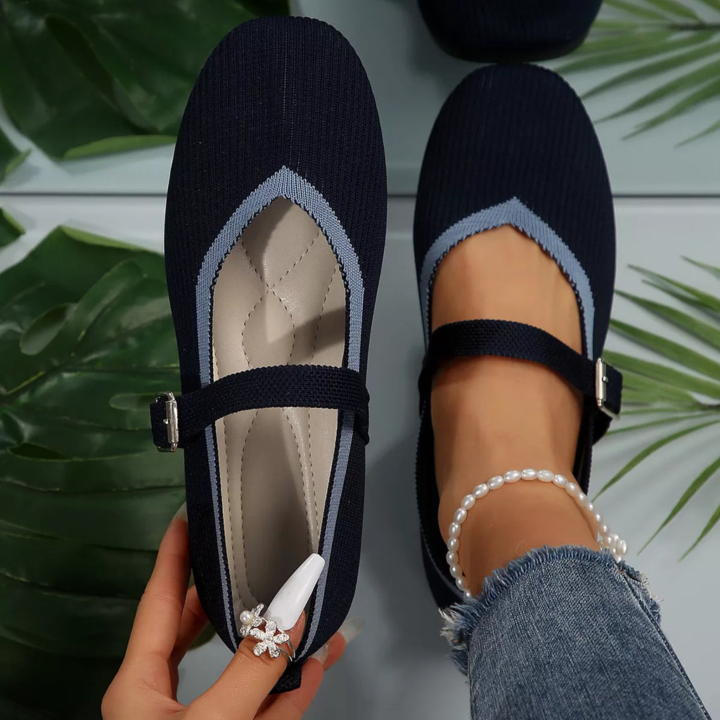 Round Toe Mesh Slip-Ons | STAHlin RADIANCE