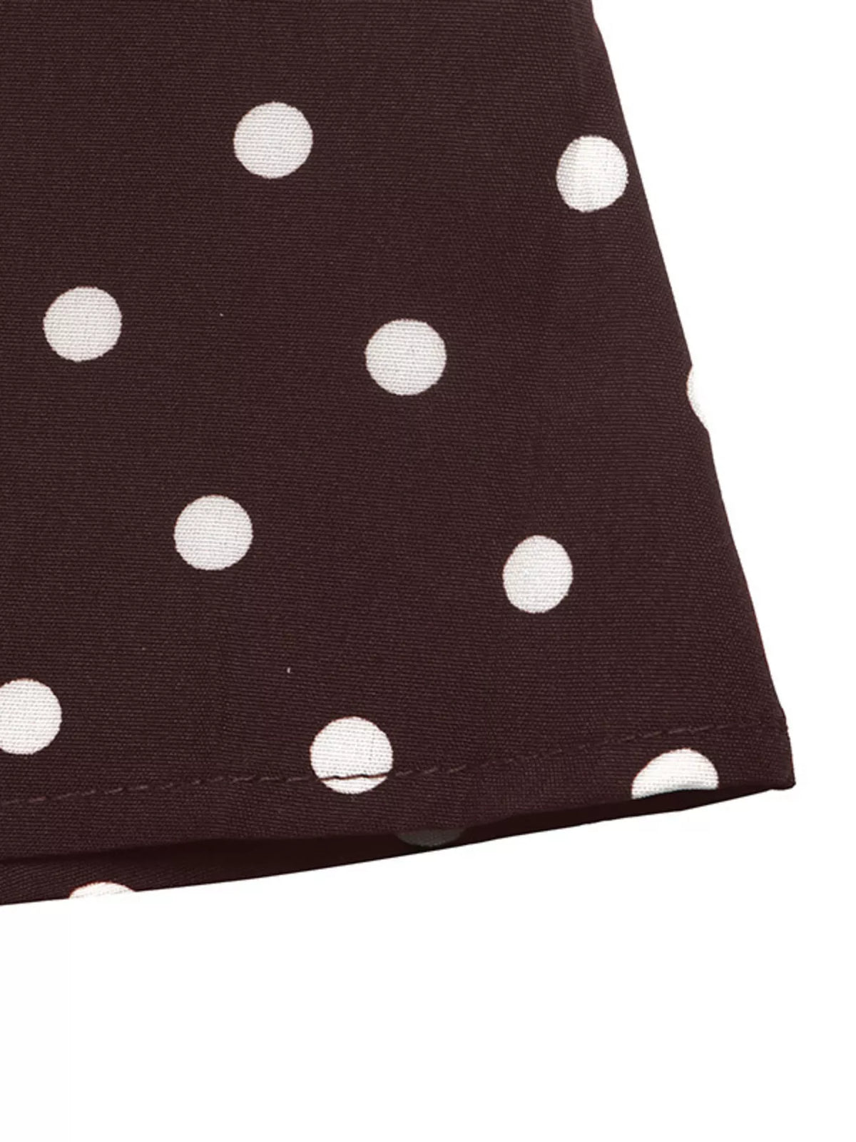 Polka Dot Flare Sleeve Tie Neck Dress | STAHlin RADIANCE