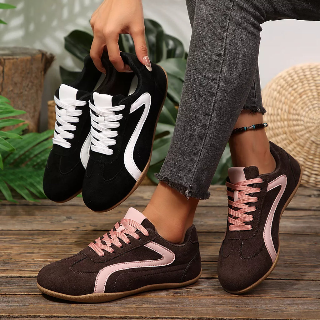 Round Toe Lace Up Sneakers | STAHlin RADIANCE