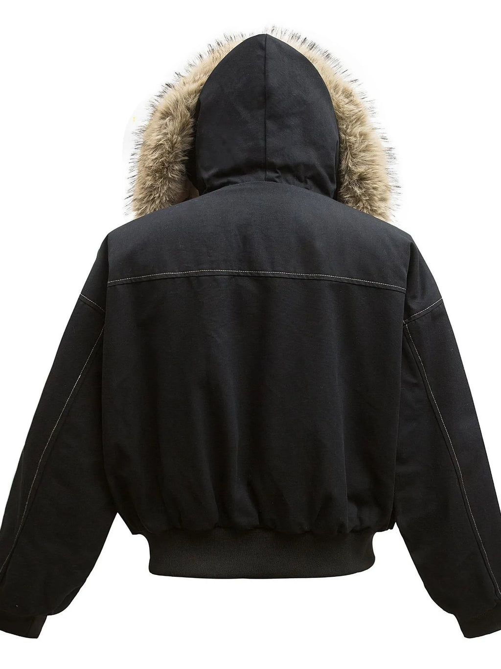 Men's Faux Fur Hooded Zip Up Jacket | STAHlin RADIANCE
