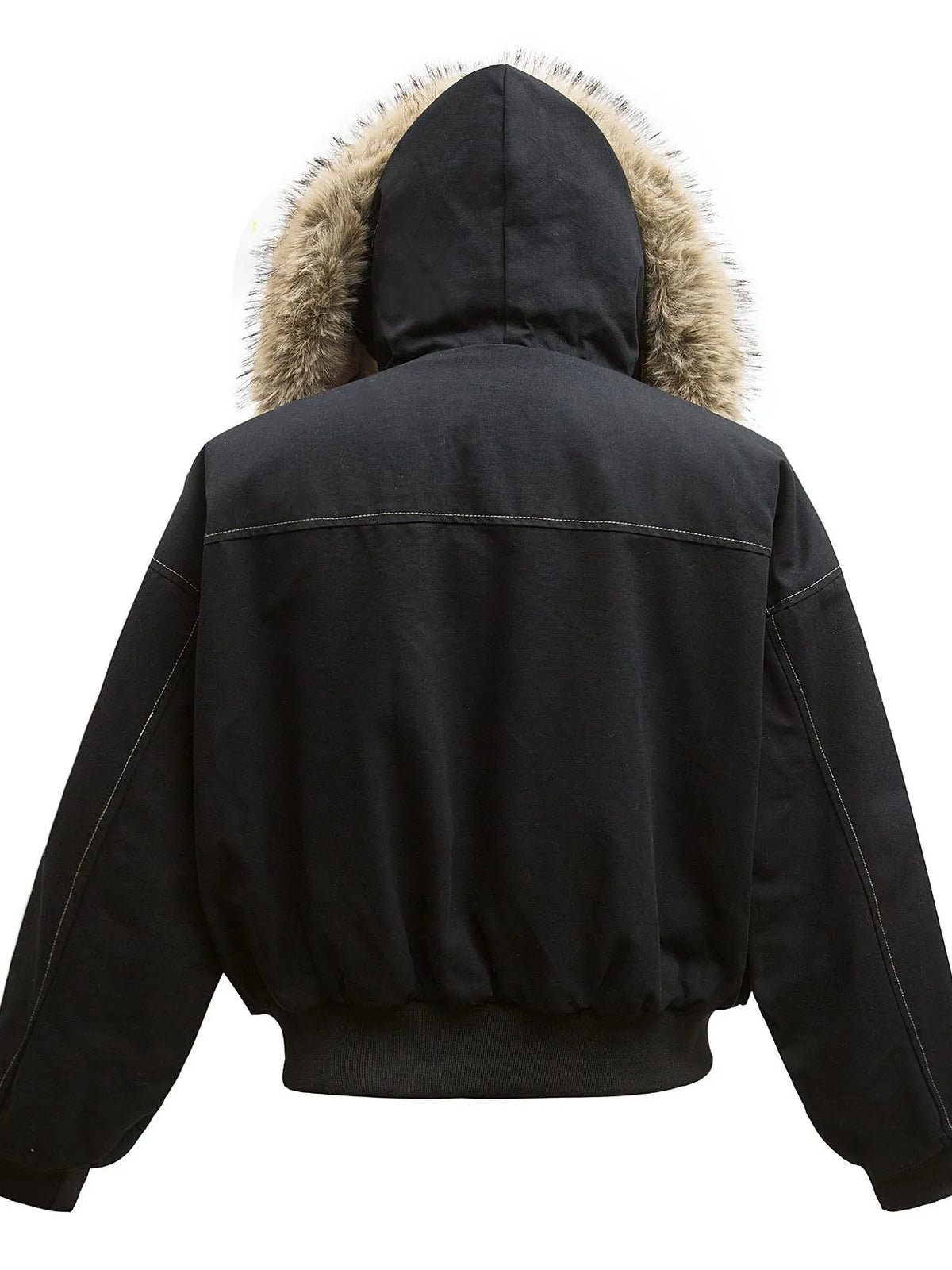 Men's Faux Fur Hooded Zip Up Jacket | STAHlin RADIANCE