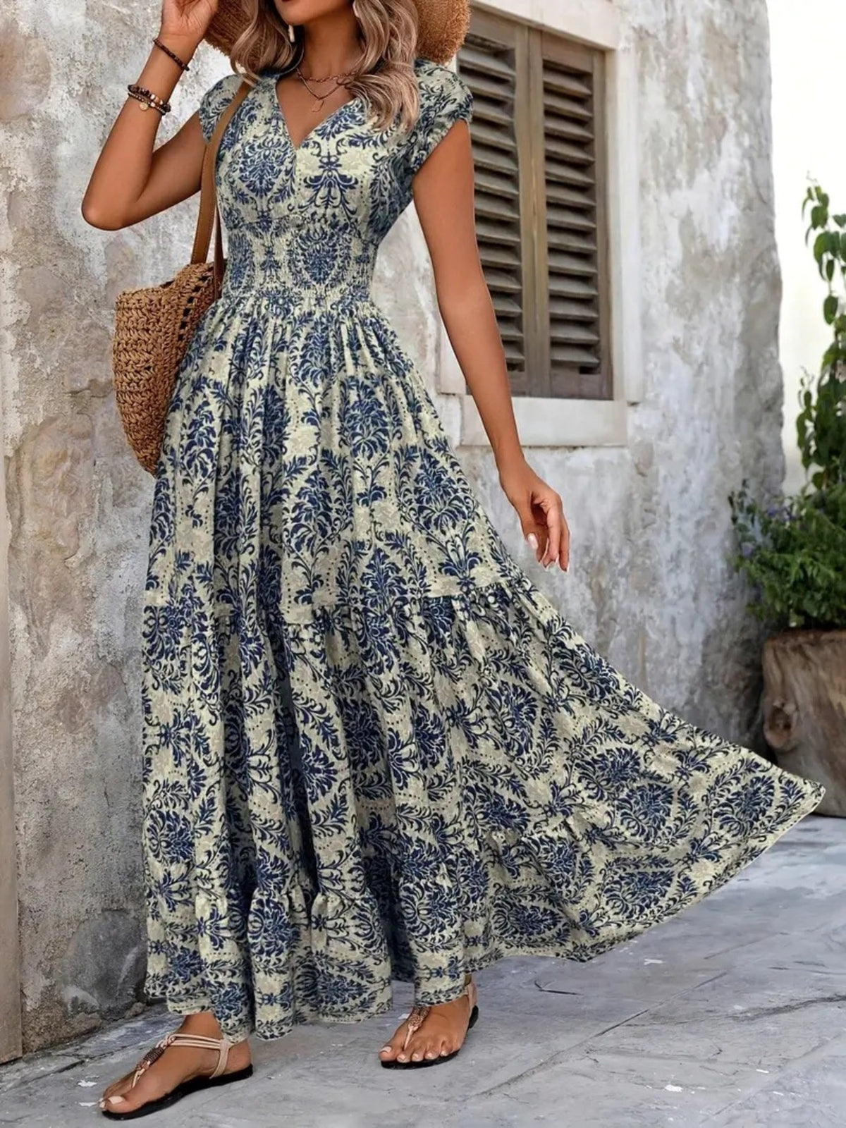 The Flora Cap Sleeve Maxi | STAHlin RADIANCE