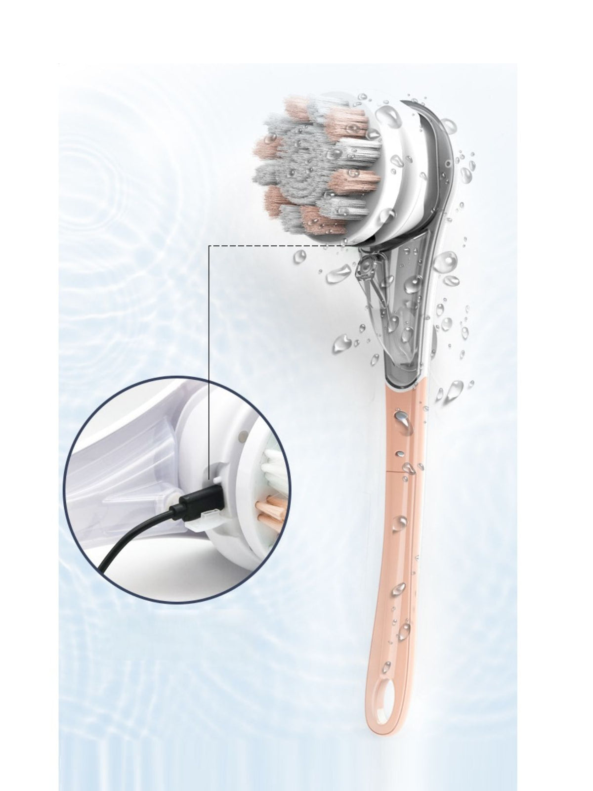 Long Handle Exfoliating Body Brush | STAHlin RADIANCE