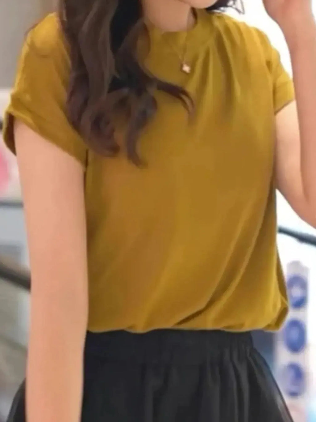 Plus Size Round Neck Short Sleeve T-Shirt | STAHlin RADIANCE