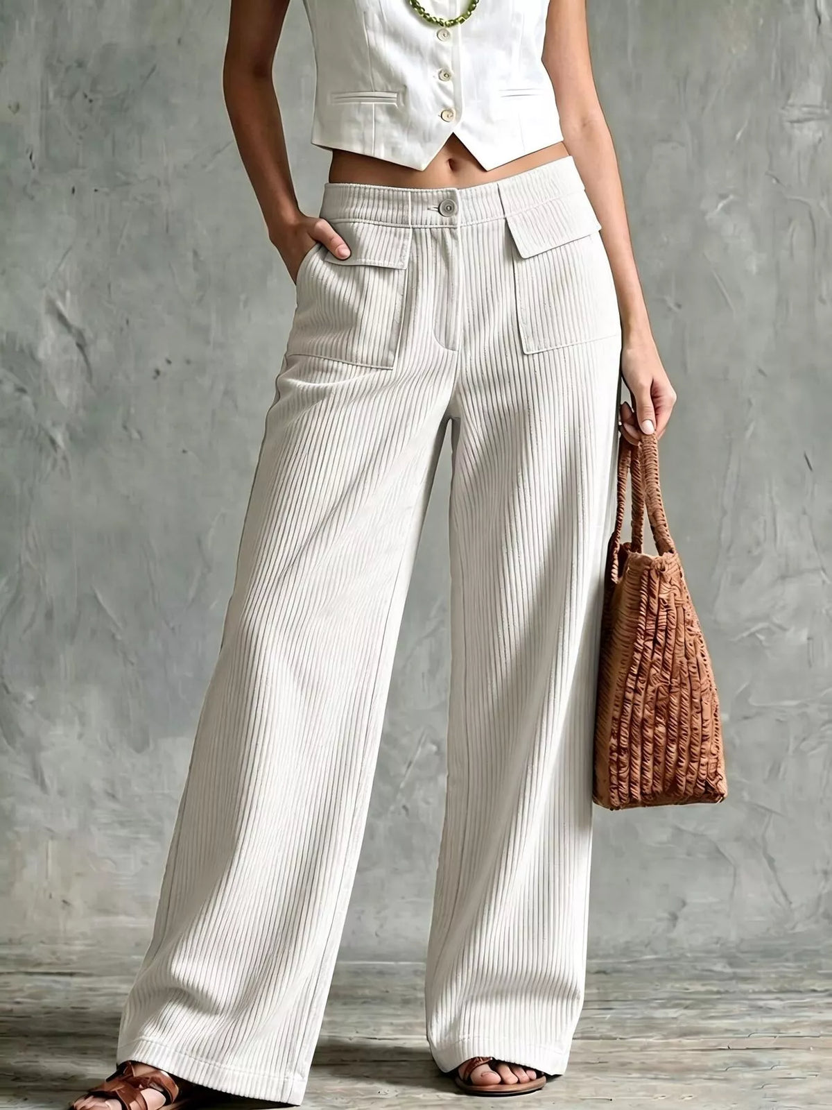 The Sloane Corduroy Wide-Legs | STAHlin RADIANCE